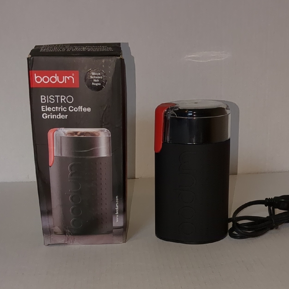 Bodum Bistro Black and Red Coffee Grinder